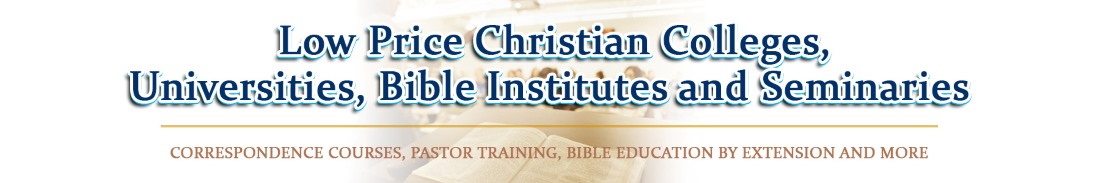 Low Price Christian Colleges